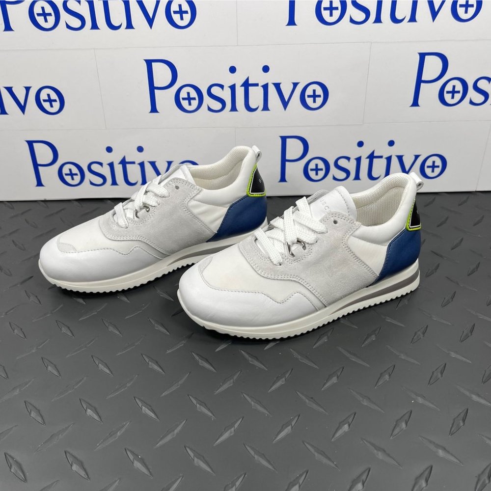 Buscemi Ventura Toddler White Trio Leather Sneakers EU 26 US 9.5 - Picture 2 of 6
